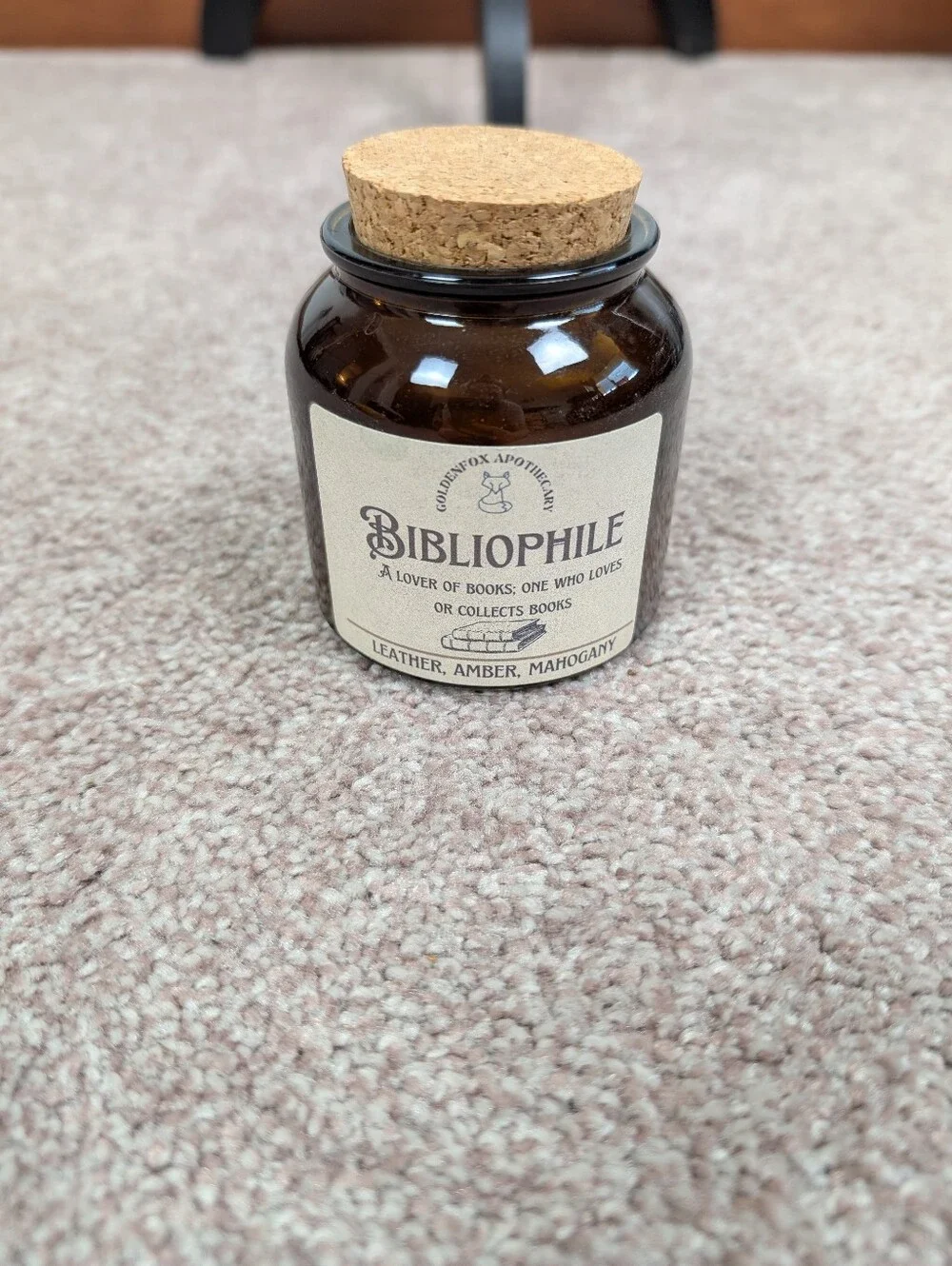 GoldenFox Apothecary Bibliophile Candle 🤎